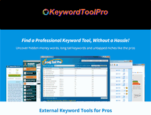 Tablet Screenshot of keywordtoolpro.com